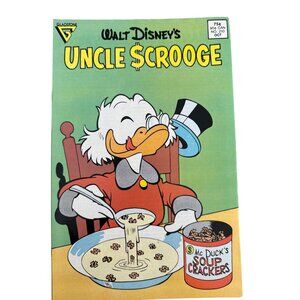 Gladstone Walt Disneys Uncle Scrooge Comic #210 October 1986 Bagged Boarded